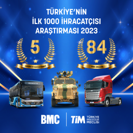 BMC, Türkiye'nin ilk 1000 ihracatçı araştırması 2023'te